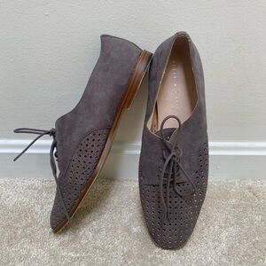 Kelly & Katie Gray Suede Oxfords